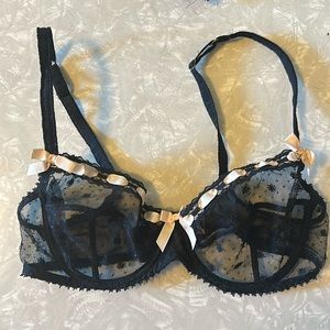 Agent Provocateur black lace bra 36C